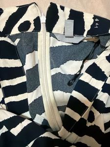 Stylish Zebra Print Mini Dress