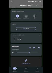 Original Sony WF-1OOOXM3 Wireless