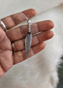 Boho Feather Dangle Earrings