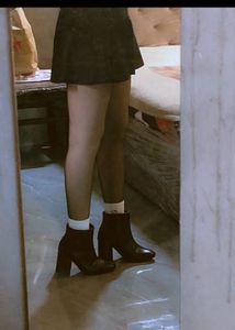 Chic Black Heeled Ankle Boots