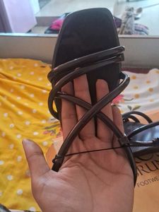 Elegant Black Strappy Heels