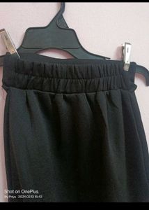 Boho Black Mini Skirt