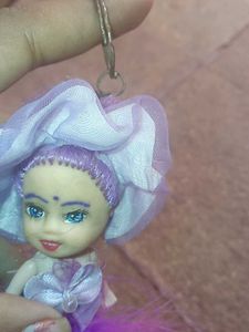 Purple Doll Keychain