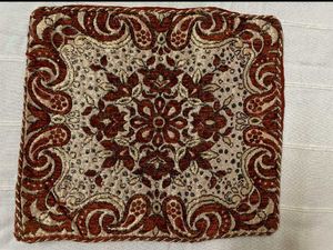 🆕 Embroidered Set of 5 Cushion Covers