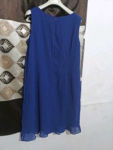 Beautiful Blue Sleeveless Dress