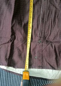 Brown Printed Shirt
