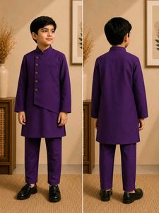 Stylish Purple Kurta Set for Boys