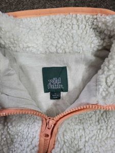 Fuzzy Colorblock Jacket