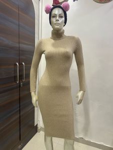 Elegant Bodycon Knit Dress