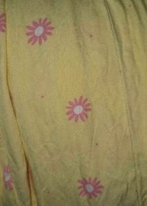 Yellow Floral Tiered Maxi Skirt