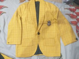 Boy's Yellow Party Suit