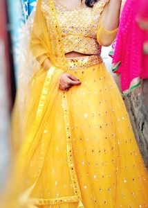 New George's Mirror Work Lehenga
