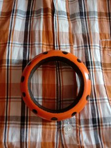 Orange Polka Dot Bangle