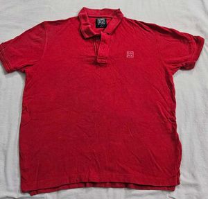 Red DNMX Men's Polo T-Shirt