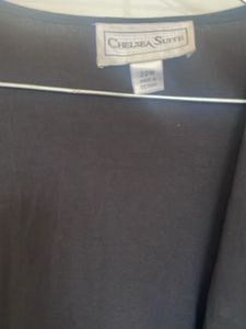 Elegant Black Open Front Cardigan