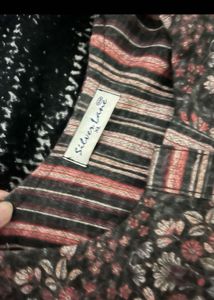 Boho Floral Print woollen Kurta Set