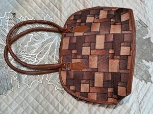 Unique Patchwork Tote Bag