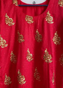 Red &amp; Gold  Suit Set