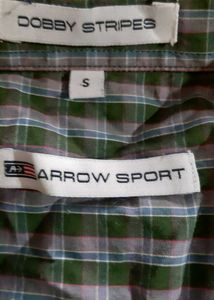 ARROW Shirt for men. Olive green S
