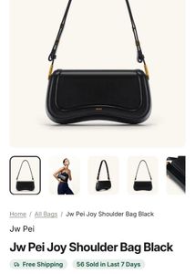 JW Pei Joy Shoulder Bag Black