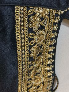 Black Embroidered Blouse