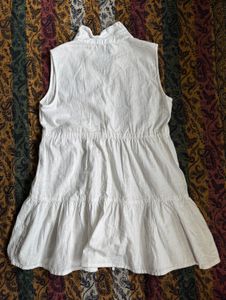 Flowy White mini dress