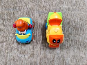 Funky Toy Car and Motorcycle Set