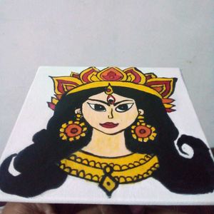 Durga Acrylic canvas painting