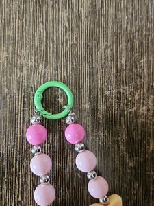 Cute Beaded Bracelet with Charm of monbile
