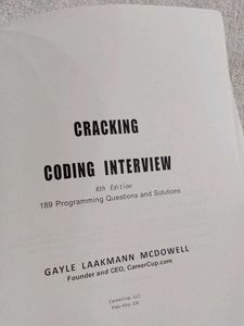 Cracking the Coding Interview - 6th Edition Origin