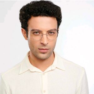 Lenskart John Jacobs Online Gold Full Rim Geometri