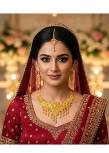 Exquisite Gold Bridal Jewellery Set