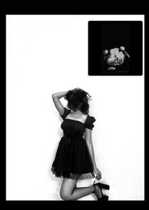 Gothic Lolita Black Mini Dress