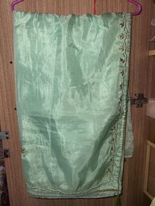 Elegant Sea Green Saree