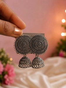 Oxidised Silver Earrings (Combo set )✨