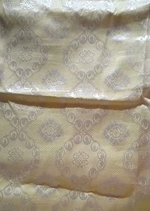Lemon Yellow Mysore Silk Saree With Silver Jaree