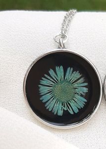 Aster Flower Silver pendant