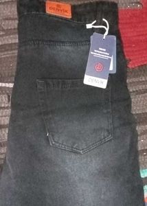 Women's Wide Leg Black Denim Jeans