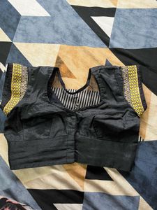 Black Fancy Saree with blouse