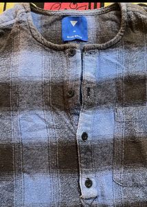 Blue Saints Flannel Shirt