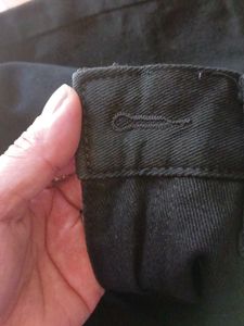 Black Jean Skirt ( Imported)