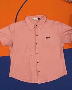 Chic Pink D&G Short Sleeve Shirt