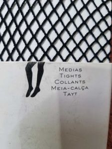 MNG Mango Black Fishnet Tights