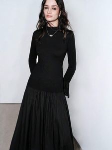 Classy knit dress with flared helm super stylish
