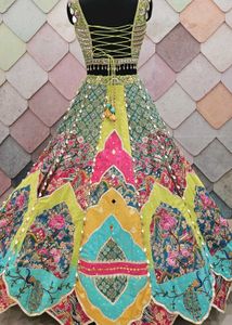 Vibrant Patchwork Lehenga Choli