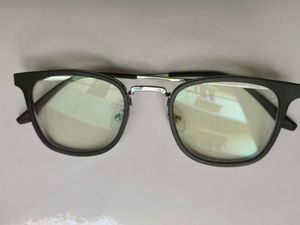 Stylish Zero Power Screen Black Frame Glasses