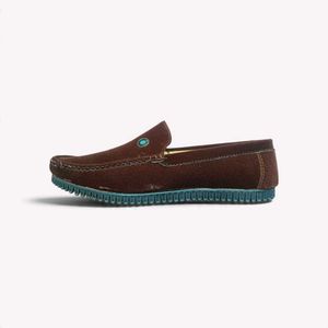 Men's Brown Suede Loafers