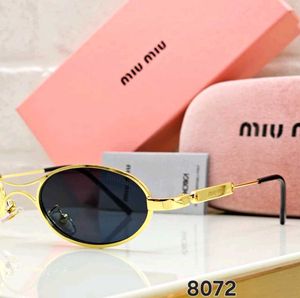 Miu Mi Oval Sunglasses