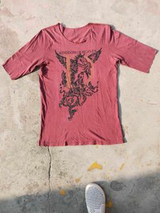 Y2k Vintage x Gothic Crop tee
