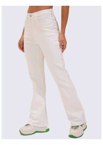 Women's White Flared Jeans